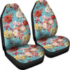 Summer Floral Pattern Print Design SF05 Universal Fit Car Seat Covers-JorJune