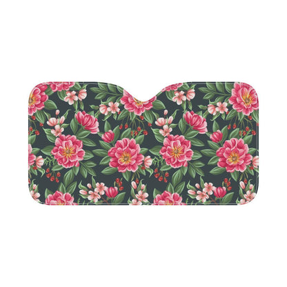 Summer Floral Pattern Print Design SF06 Car Sun Shade-JorJune