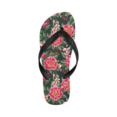 Summer Floral Pattern Print Design SF06 Flip Flops-JorJune