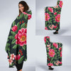 Summer Floral Pattern Print Design SF06 Hooded Blanket-JORJUNE.COM