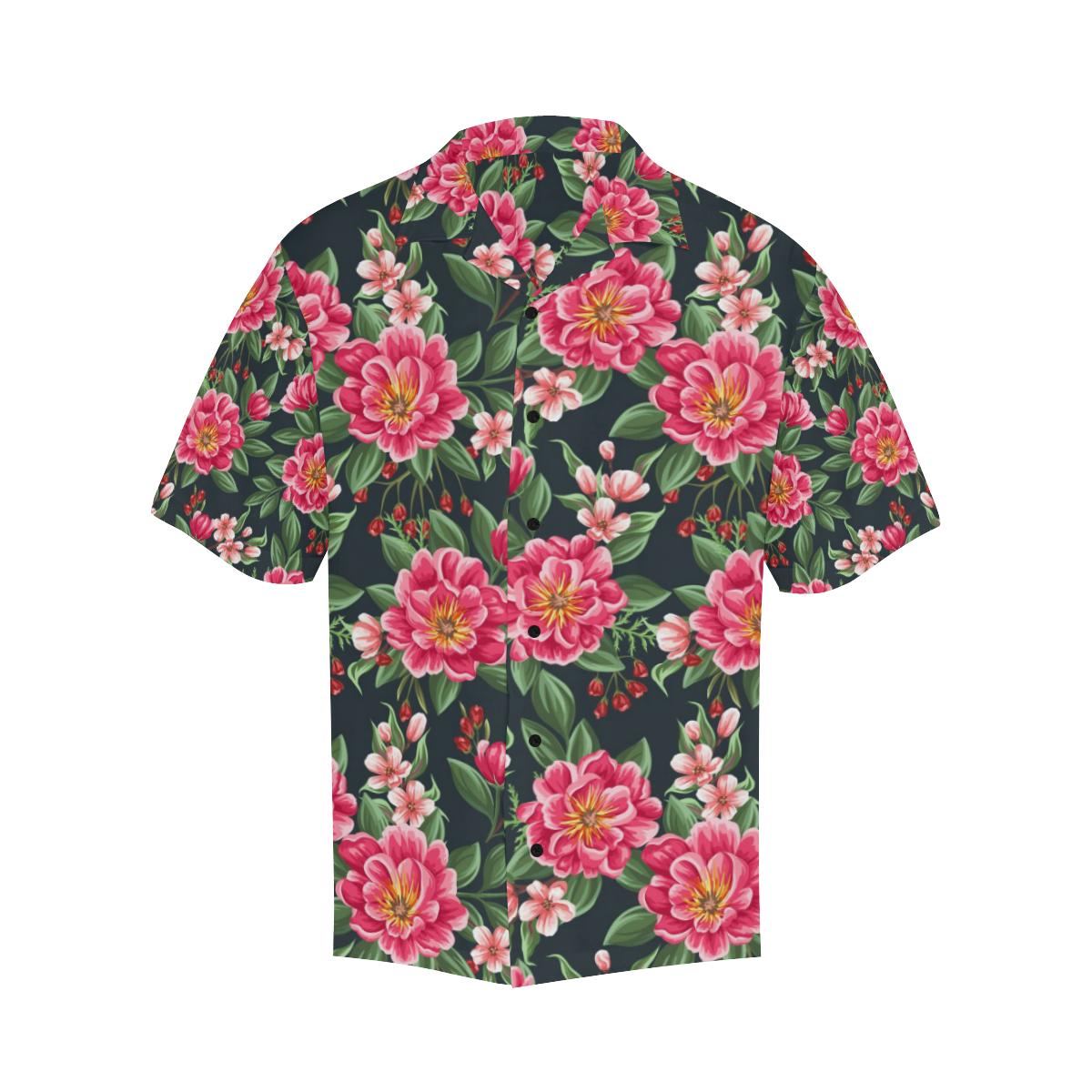 Summer Floral Pattern Print Design SF06 Men Hawaiian Shirt-JorJune