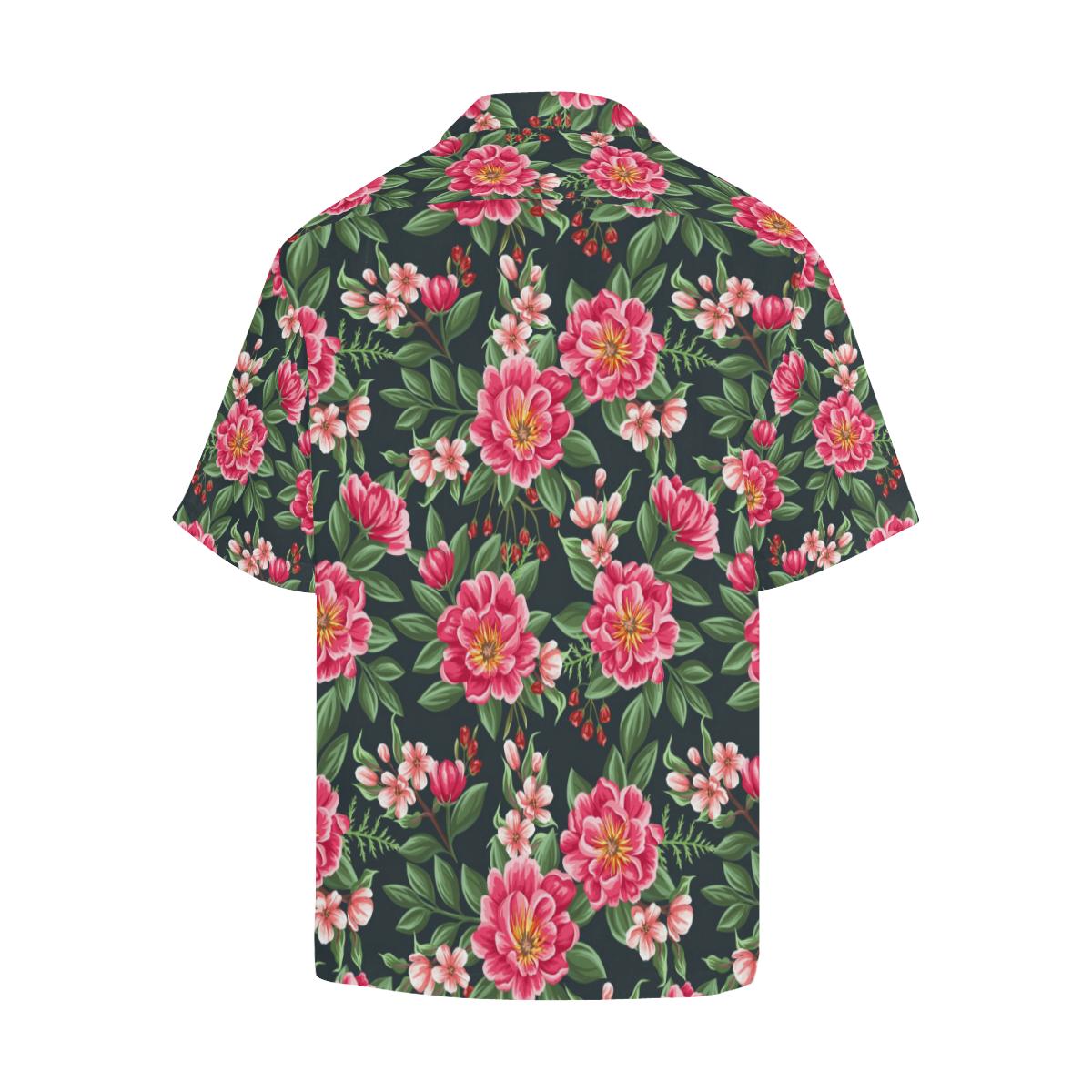 Summer Floral Pattern Print Design SF06 Men Hawaiian Shirt-JorJune