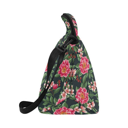 Summer Floral Pattern Print Design SF06 Neoprene Lunch Bag-JorJune