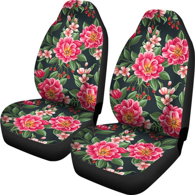 Summer Floral Pattern Print Design SF06 Universal Fit Car Seat Covers-JorJune