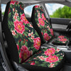 Summer Floral Pattern Print Design SF06 Universal Fit Car Seat Covers-JorJune