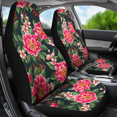 Summer Floral Pattern Print Design SF06 Universal Fit Car Seat Covers-JorJune