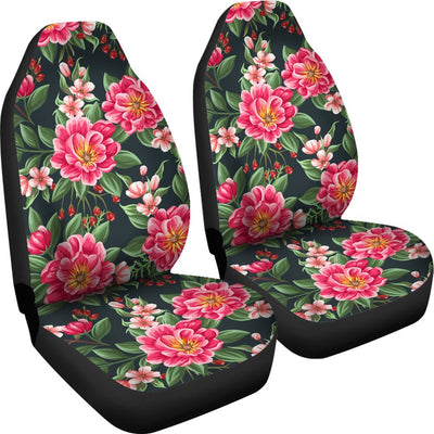 Summer Floral Pattern Print Design SF06 Universal Fit Car Seat Covers-JorJune