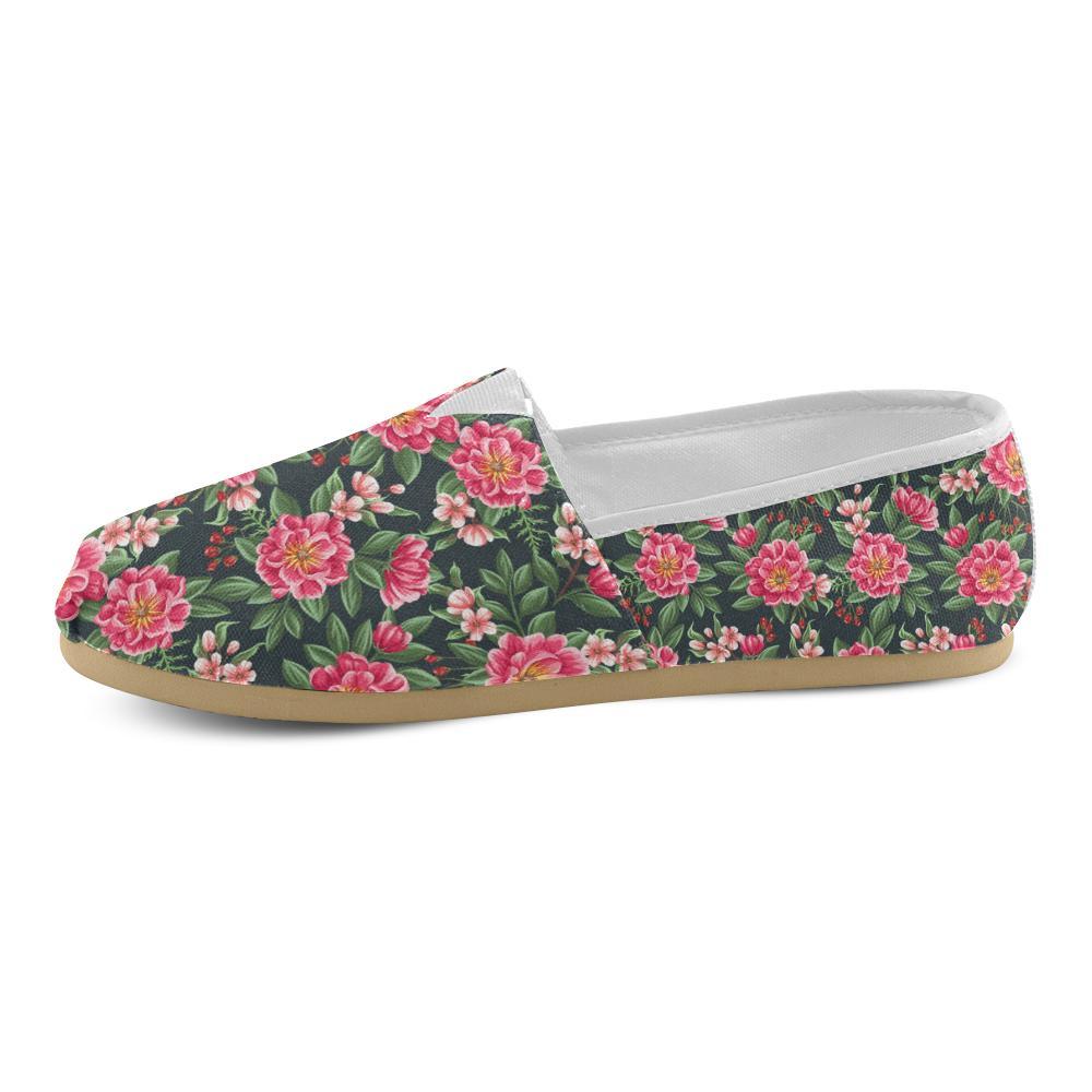 Summer Floral Pattern Print Design SF06 Women Casual Shoes-JorJune.com