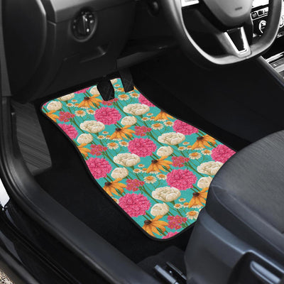 Summer Floral Pattern Print Design SF07 Car Floor Mats-JORJUNE.COM