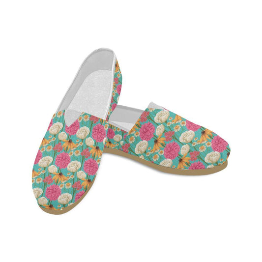 Summer Floral Pattern Print Design SF07 Women Casual Shoes-JorJune.com