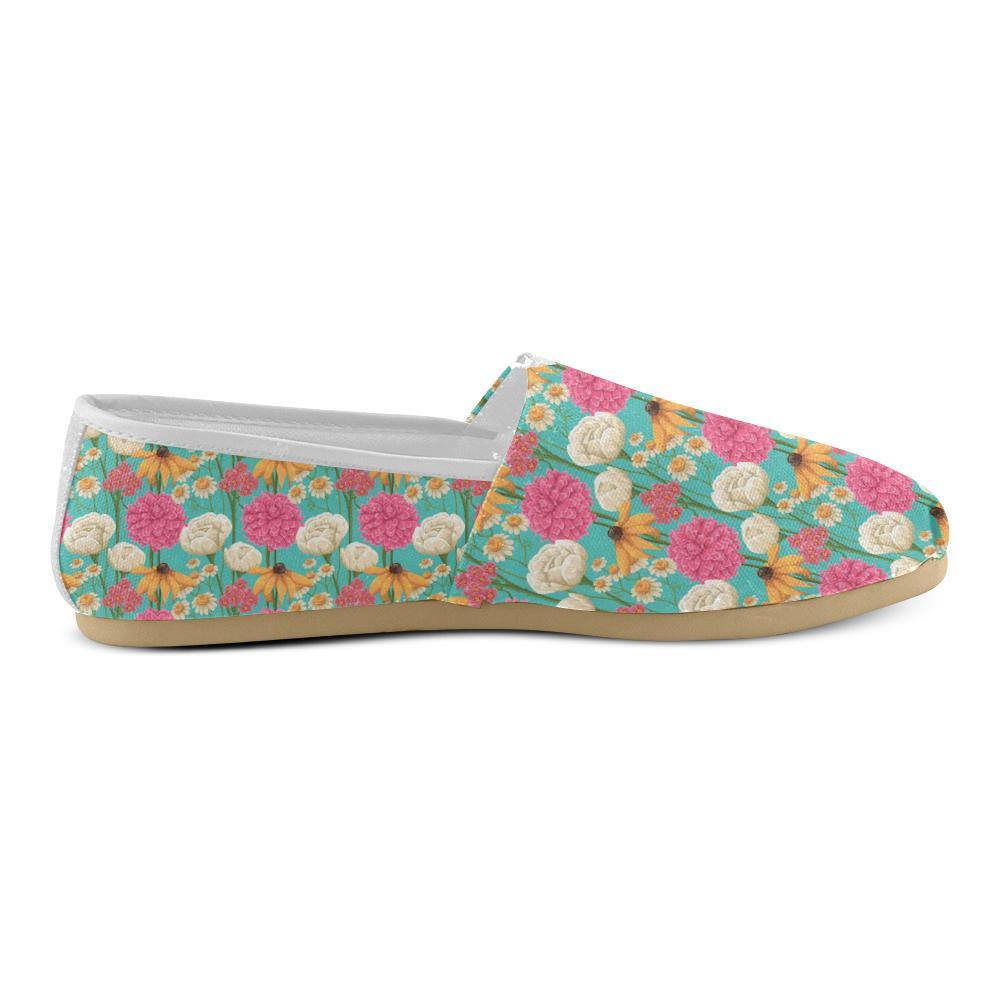 Summer Floral Pattern Print Design SF07 Women Casual Shoes-JorJune.com