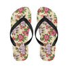 Summer Floral Pattern Print Design SF08 Flip Flops-JorJune