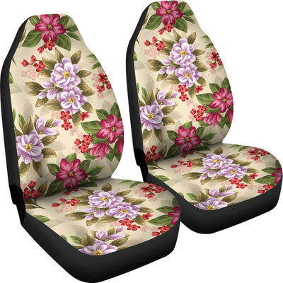 Summer Floral Pattern Print Design SF08 Universal Fit Car Seat Covers-JorJune