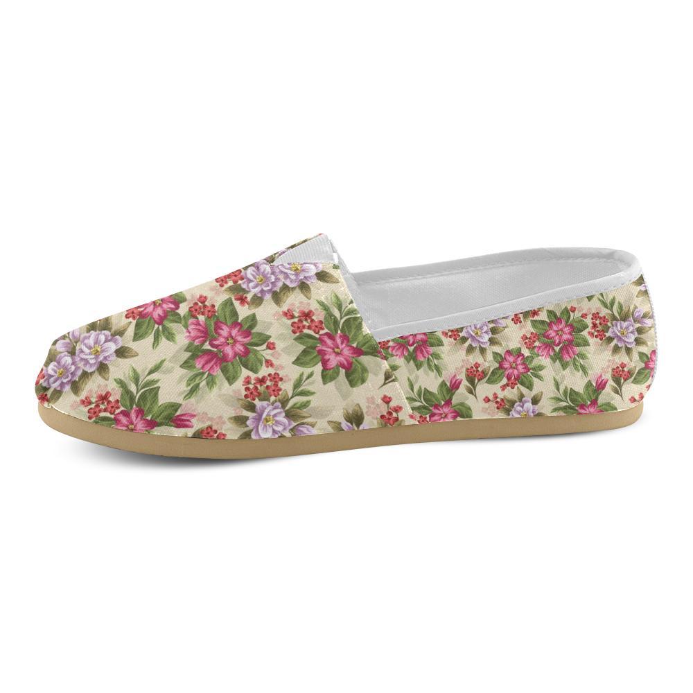 Summer Floral Pattern Print Design SF08 Women Casual Shoes-JorJune.com
