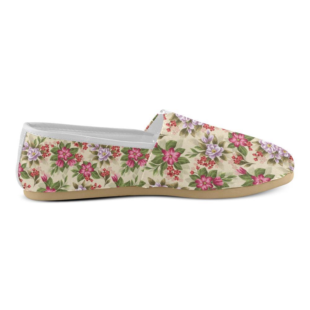 Summer Floral Pattern Print Design SF08 Women Casual Shoes-JorJune.com
