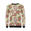 Summer Floral Pattern Print Design SF08 Women Long Sleeve Sweatshirt-JorJune