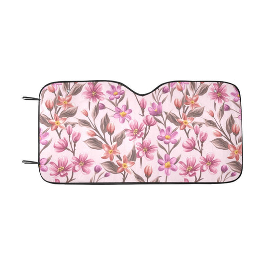 Summer Floral Pattern Print Design SF09 Car Sun Shade-JorJune