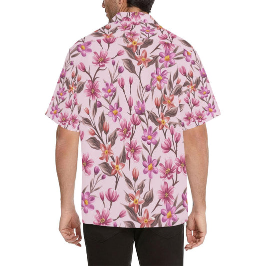 Summer Floral Pattern Print Design SF09 Men Hawaiian Shirt-JorJune