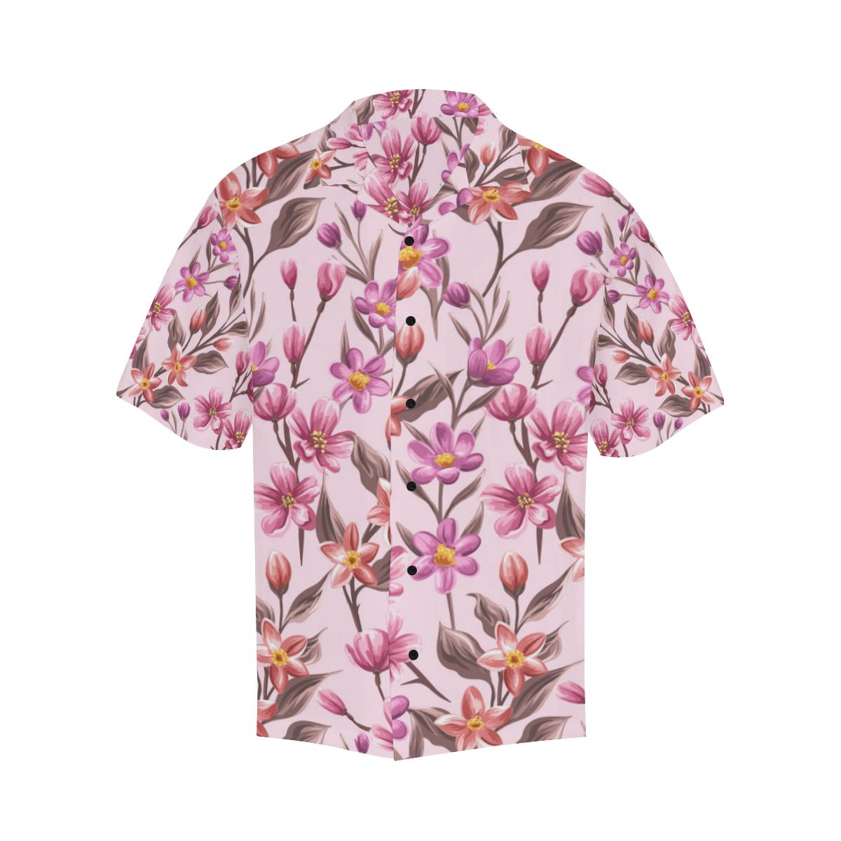 Summer Floral Pattern Print Design SF09 Men Hawaiian Shirt-JorJune