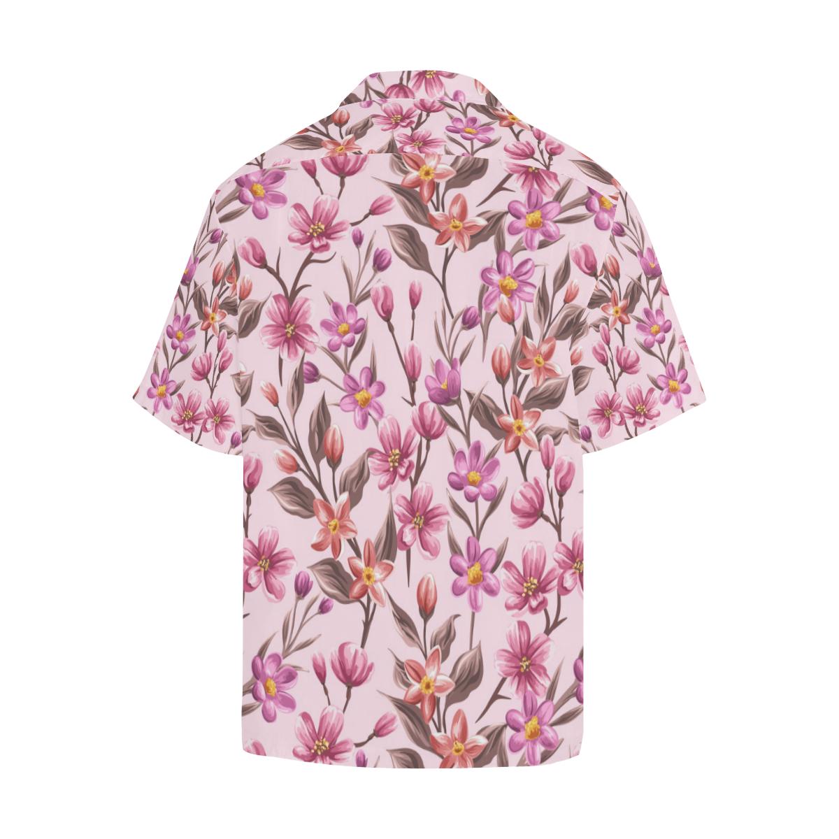 Summer Floral Pattern Print Design SF09 Men Hawaiian Shirt-JorJune