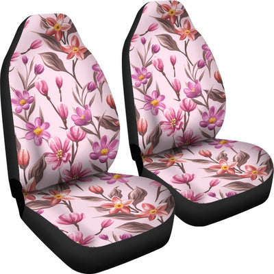 Summer Floral Pattern Print Design SF09 Universal Fit Car Seat Covers-JorJune