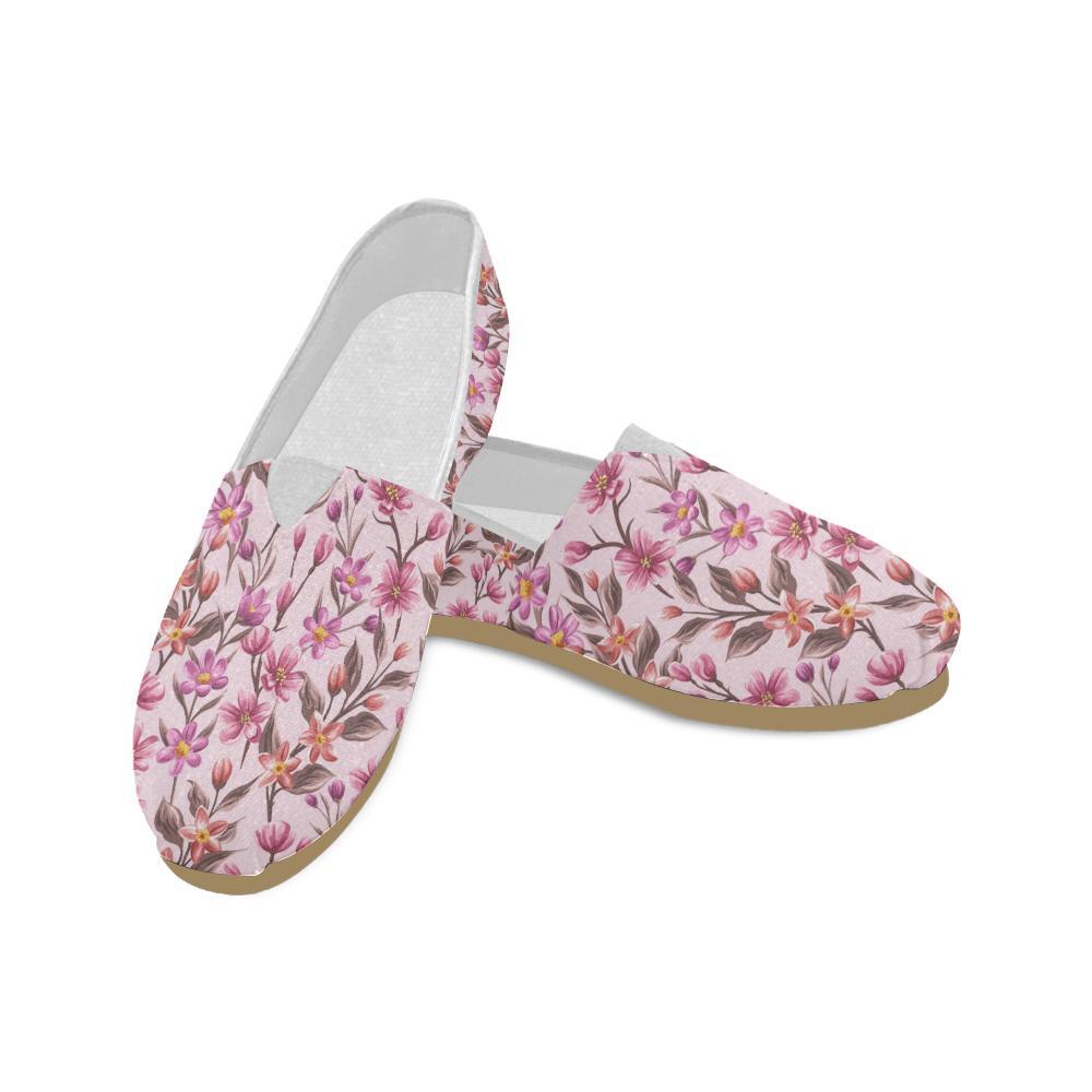 Summer Floral Pattern Print Design SF09 Women Casual Shoes-JorJune.com