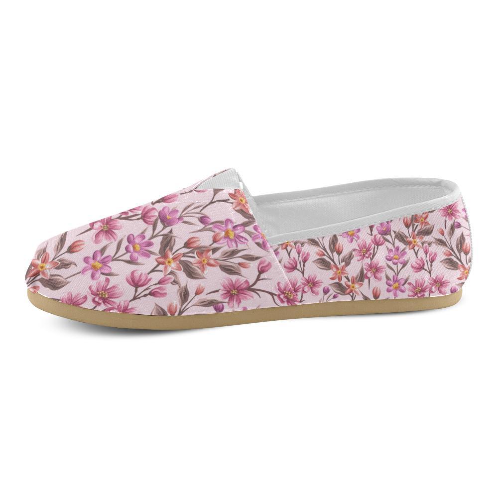 Summer Floral Pattern Print Design SF09 Women Casual Shoes-JorJune.com