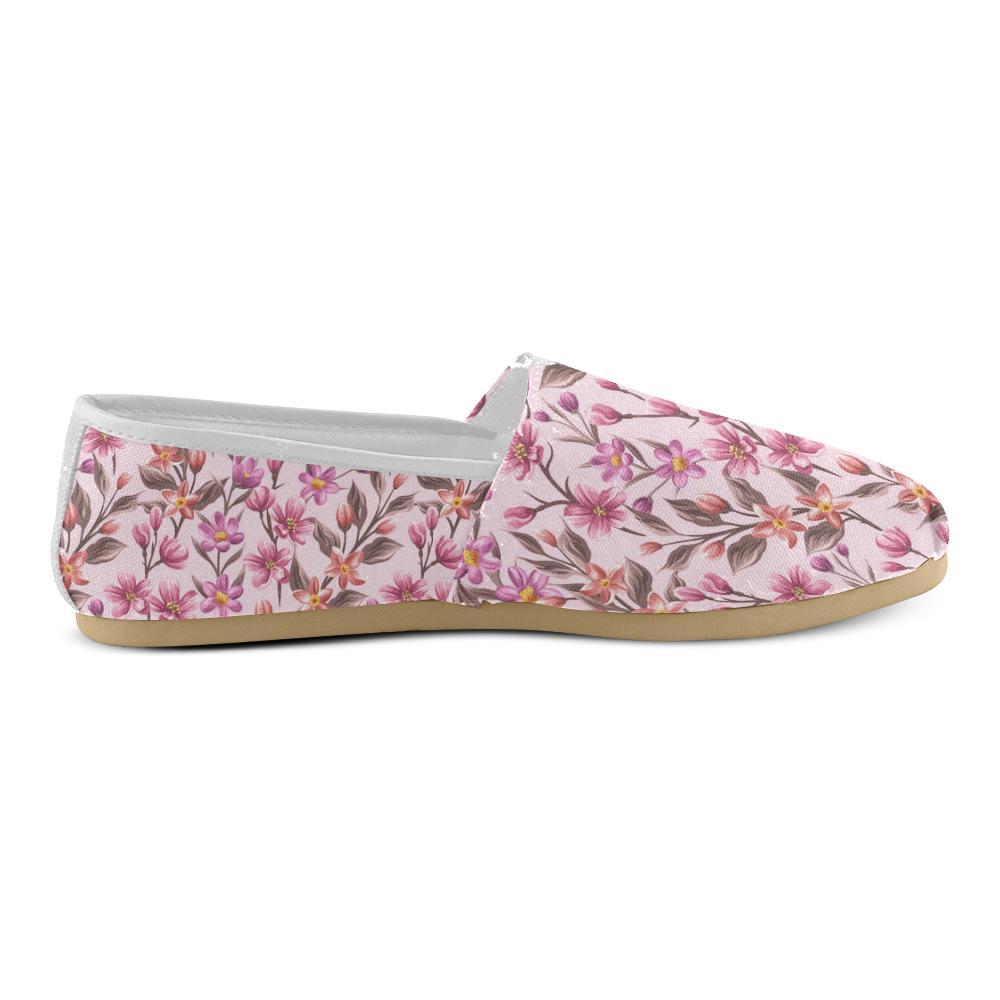 Summer Floral Pattern Print Design SF09 Women Casual Shoes-JorJune.com