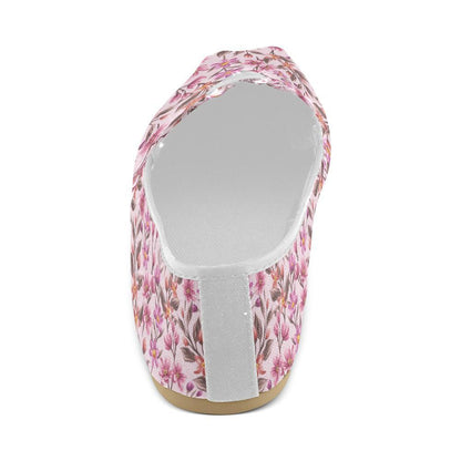 Summer Floral Pattern Print Design SF09 Women Casual Shoes-JorJune.com