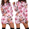 Summer Floral Pattern Print Design SF09 Women Hoodie Dress