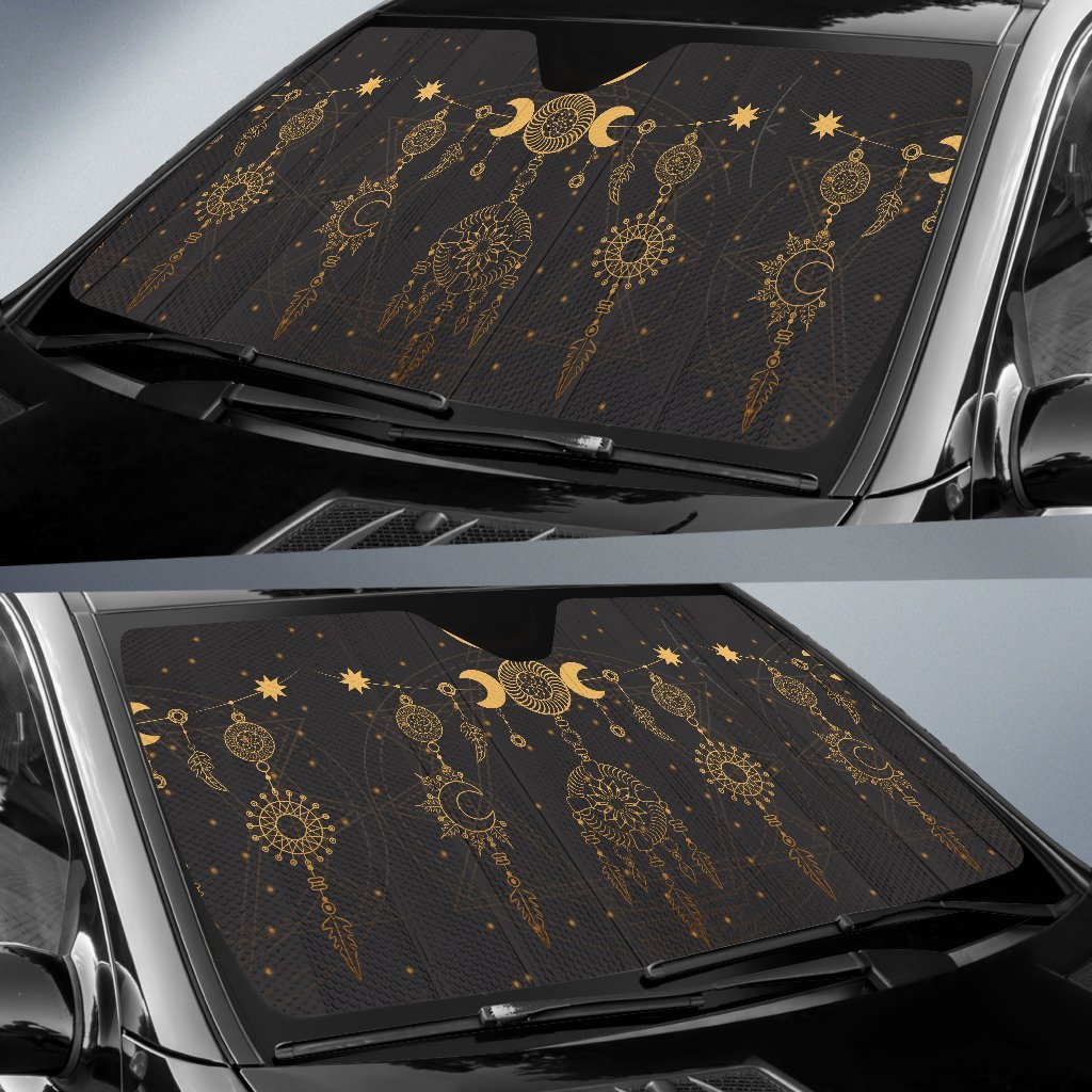 Sun Moon Boho Style Car Sun Shade-JorJune