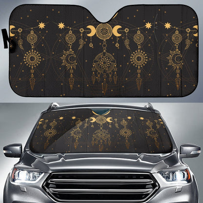 Sun Moon Boho Style Car Sun Shade-JorJune