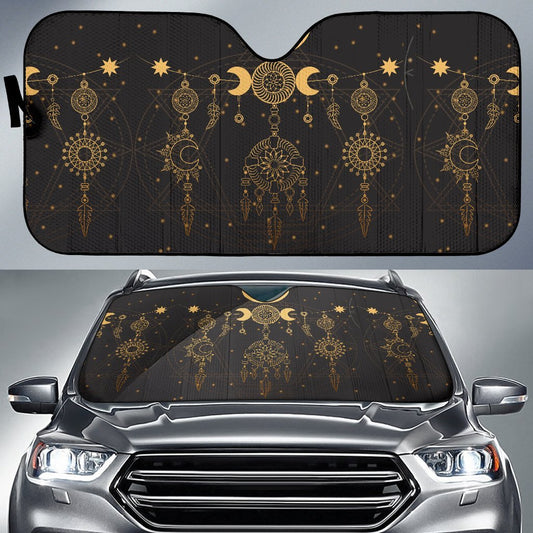 Sun Moon Boho Style Car Sun Shade-JorJune