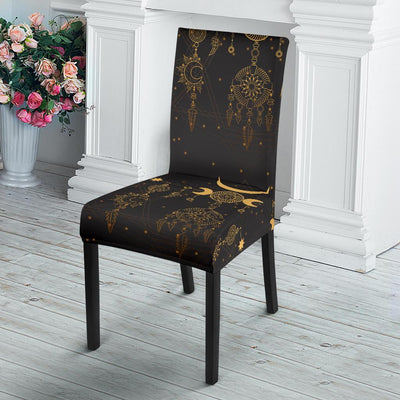 Sun Moon Boho Style Dining Chair Slipcover-JORJUNE.COM