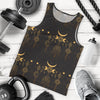 Sun Moon Boho Style Men Tank Top