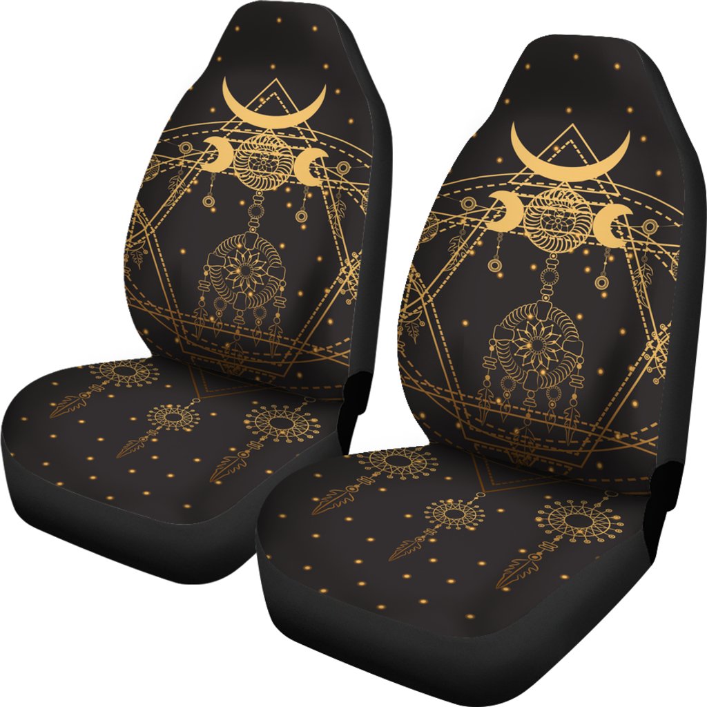 Sun Moon Boho Style Universal Fit Car Seat Covers