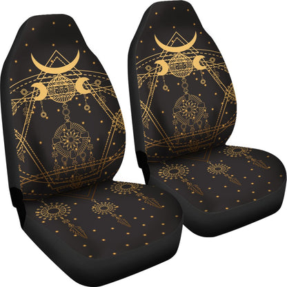 Sun Moon Boho Style Universal Fit Car Seat Covers