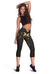 Sun Moon Boho Style Women Capris