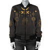 Sun Moon Boho Style Women Casual Bomber Jacket