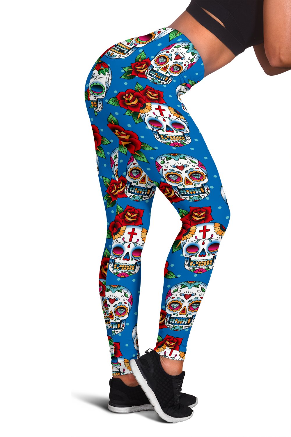 Sun Moon Boho Style Women Leggings