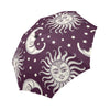 Sun Moon Face Automatic Foldable Umbrella