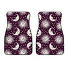 Sun Moon Face Car Floor Mats