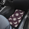 Sun Moon Face Front and Back Car Floor Mats