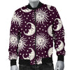 Sun Moon Face Men Casual Bomber Jacket