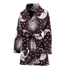 Sun Moon Face Women Bath Robe