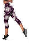 Sun Moon Face Women Capris