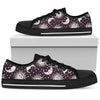 Sun Moon Face Women Low Top Shoes