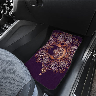 Sun Moon Mandala Car Floor Mats