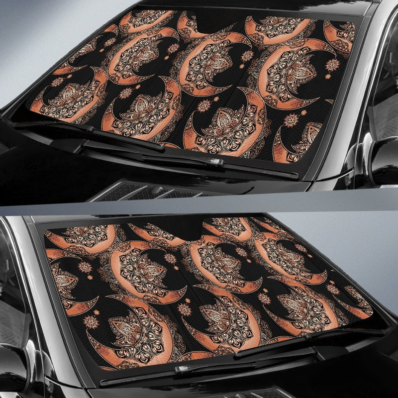 Sun Moon Mandala Car Sun Shade-JorJune