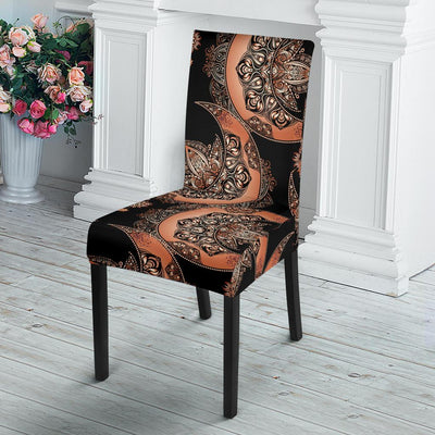 Sun Moon Mandala Dining Chair Slipcover-JORJUNE.COM